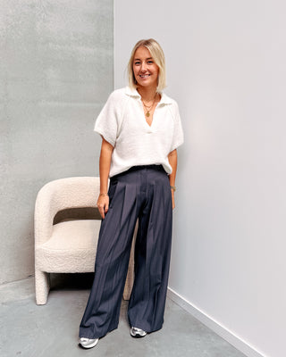 GOOD GIRL TROUSERS - GREY - By Lenz