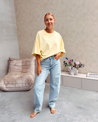 SASCHA SWEAT TEE - YELLOW