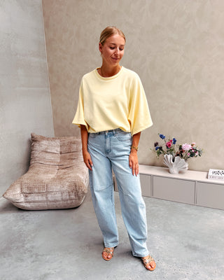 SASCHA SWEAT TEE - YELLOW