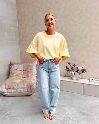 SASCHA SWEAT TEE - YELLOW