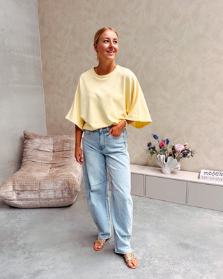 SASCHA SWEAT TEE - YELLOW