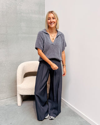 GOOD GIRL TROUSERS - GREY - By Lenz