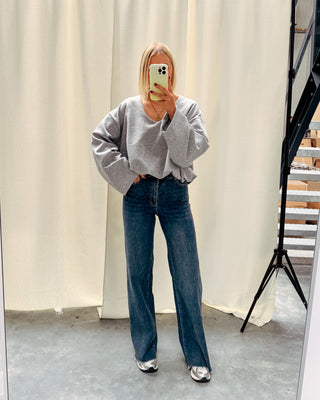 ODA CUT OFF JEANS - BLUE - By Lenz