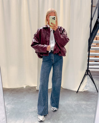 AMY JACKET - BURGUNDY - By Lenz