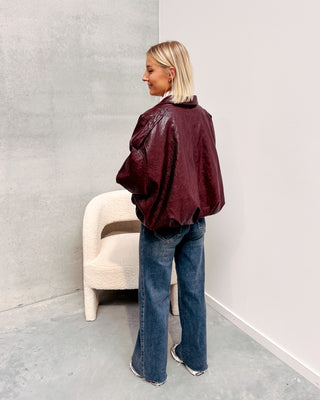 AMY JACKET - BURGUNDY - By Lenz