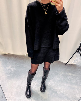 CELIA COZY SET - BLACK - By Lenz