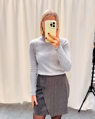 CUTEST SOFT BASIC KNIT - LIGHT GREY - By Lenz