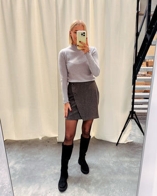 CUTEST SOFT BASIC KNIT - LIGHT GREY - By Lenz