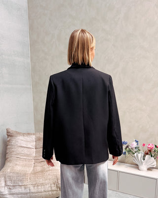 EMMA CLASSIC BLAZER - BLACK - By Lenz
