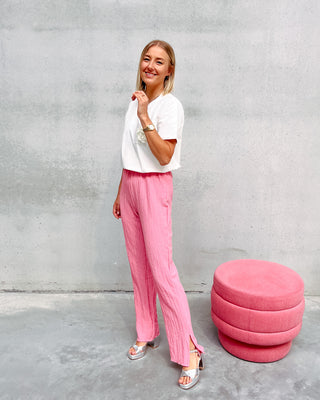 SAVANNA PANT - PINK - By Lenz