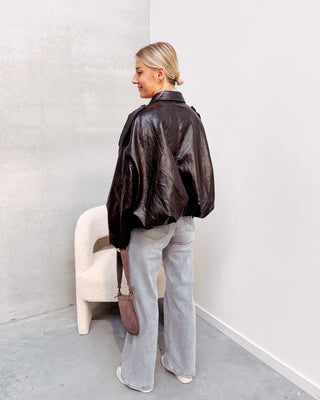 AMY JACKET - BROWN - By Lenz