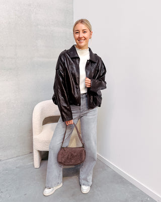 AMY JACKET - BROWN - By Lenz