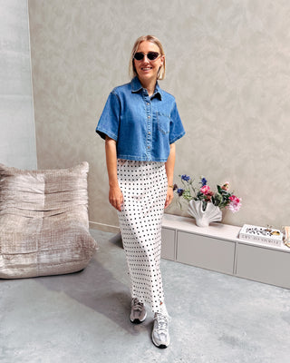BROOKLYN DENIM BLOUSE - By Lenz
