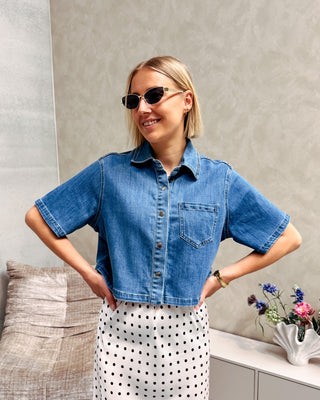 BROOKLYN DENIM BLOUSE - By Lenz