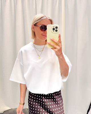 PIEN PUFFY TEE - WHITE - By Lenz