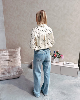 MONA DAD FIT JEANS - LIGHT BLUE - By Lenz