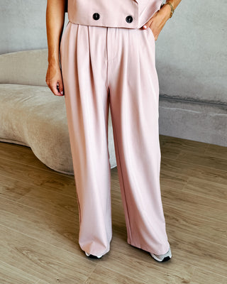 BLAIR SUIT TROUSERS - ROSE