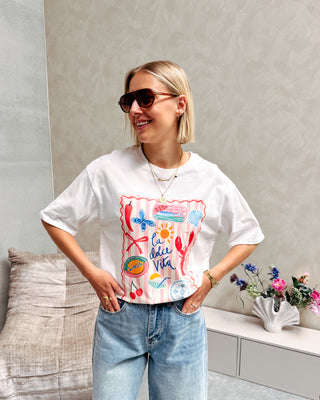 LA DOLCE VITA TEE - By Lenz