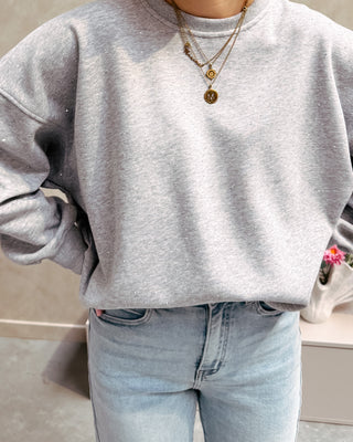 EVERYDAY GLAM SWEATER - GREY - By Lenz