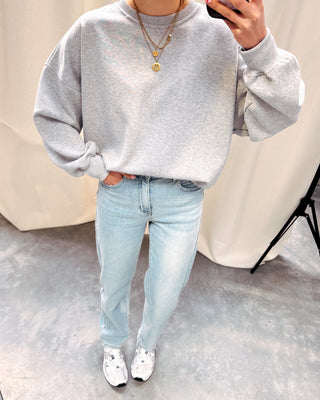 EVERYDAY GLAM SWEATER - GREY - By Lenz