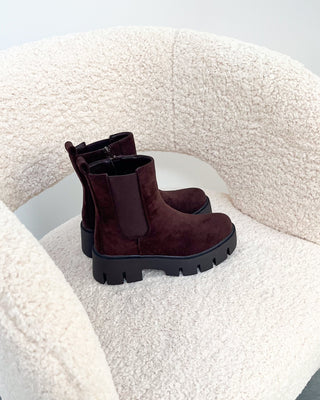 LIZ ANKLE BOOTS - BROWN - By Lenz