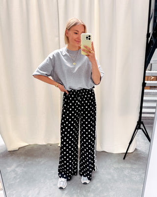 SWEETHEART LACE TEE - GREY - By Lenz