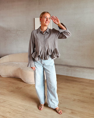 ADELE BLOUSE - CUTE CHECKS