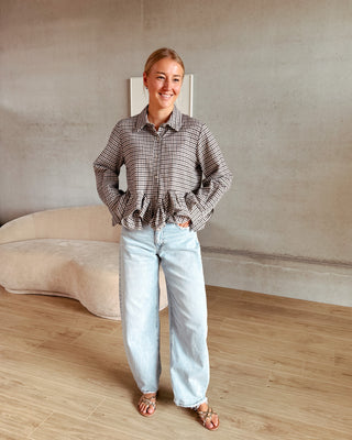 ADELE BLOUSE - CUTE CHECKS