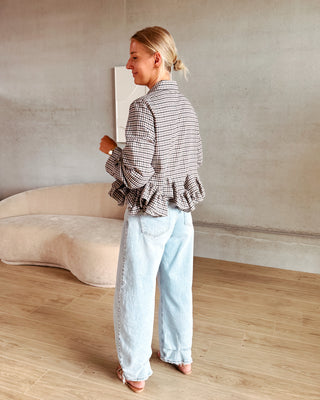 ADELE BLOUSE - CUTE CHECKS