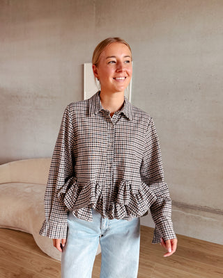 ADELE BLOUSE - CUTE CHECKS