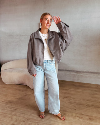COUNTRY CHECK BOMBER JACKET