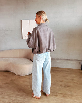 COUNTRY CHECK BOMBER JACKET