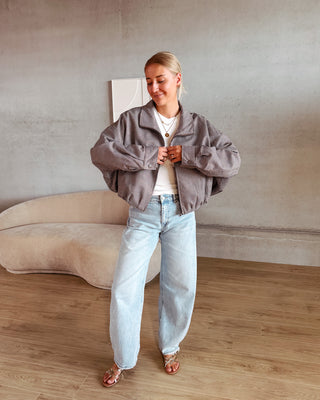 COUNTRY CHECK BOMBER JACKET
