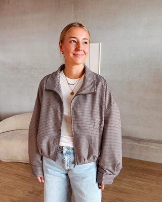 COUNTRY CHECK BOMBER JACKET