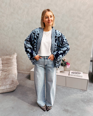 BOWIE BAGGY BALLOON FIT JEANS - LIGHT BLUE - By Lenz