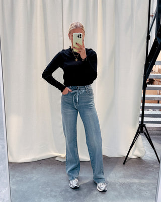 CUTEST SOFT BASIC KNIT - BLACK - By Lenz