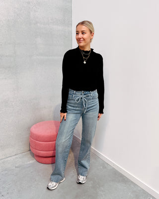 CUTEST SOFT BASIC KNIT - BLACK - By Lenz