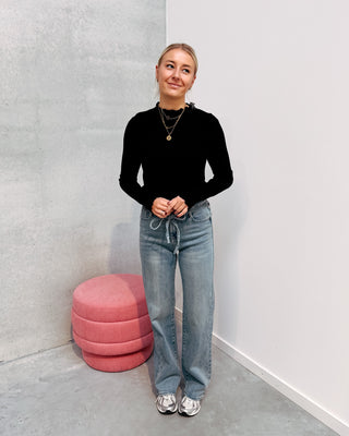 CUTEST SOFT BASIC KNIT - BLACK - By Lenz