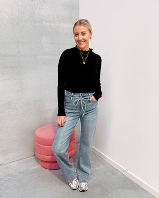 CUTEST SOFT BASIC KNIT - BLACK - By Lenz