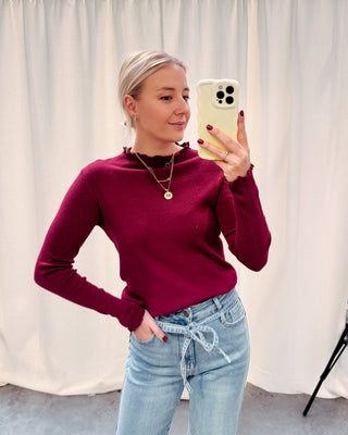 CUTEST SOFT BASIC KNIT - BURGUNDY - By Lenz
