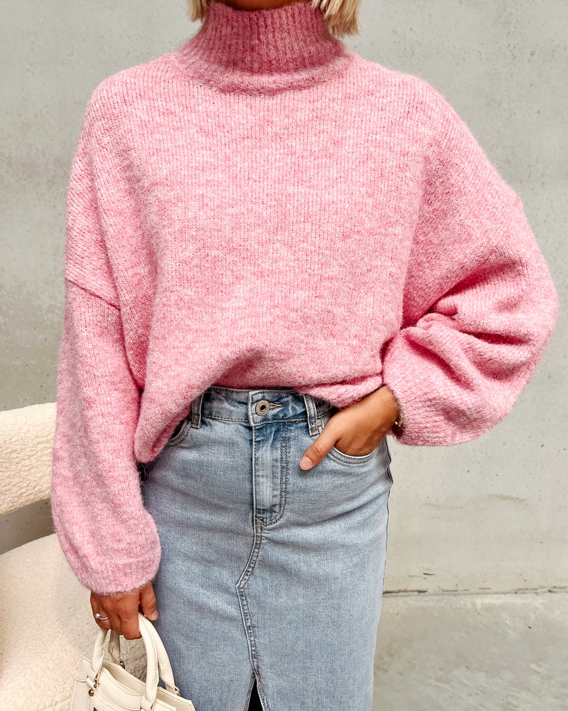 CLAUDIA COSY KNIT - ROSE - By Lenz