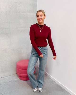 BREE BOW JEANS - BLUE - By Lenz