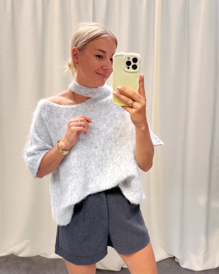 MARLOW TAILORED SHORT - GREY