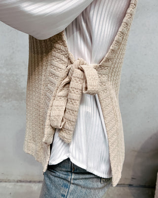 BOW SPENCER - BEIGE - By Lenz