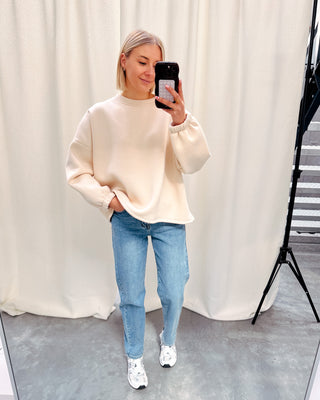 DOGMOM SWEATER - BEIGE/BROWN - By Lenz