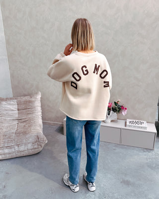 DOGMOM SWEATER - BEIGE/BROWN - By Lenz