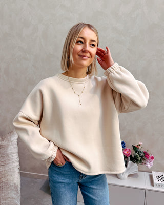 DOGMOM SWEATER - BEIGE/BROWN - By Lenz
