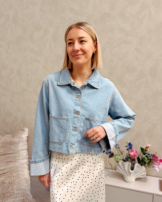 CITY GIRL DENIM BLOUSE - By Lenz