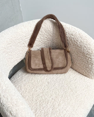 FUZZY BABE BAG - BEIGE - By Lenz