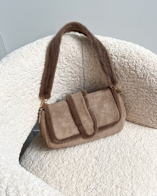 FUZZY BABE BAG - BEIGE - By Lenz